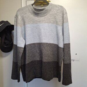 Denver Hayes Color Block Crew Neck Sweater Sz 2XL2TG Casual Knit